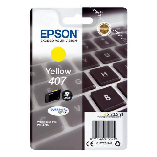 Epson tisková kazeta žlutý (C13T07U440 / 407)