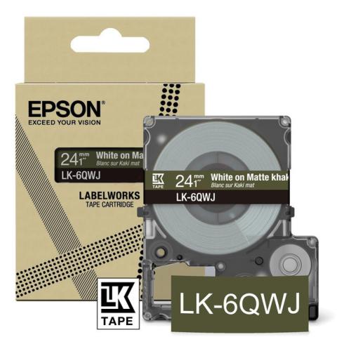 Epson etikety hnědý / bílá (C53S672090 / LK6QWJ)