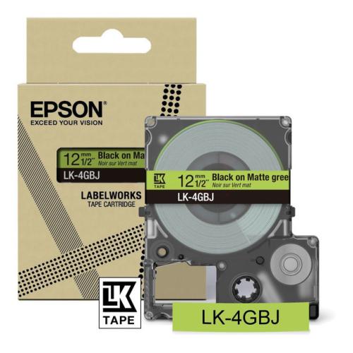 Epson etikety černá / zelená (C53S672077 / LK4GBJ)