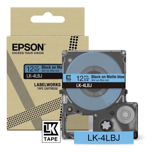 Epson etikety černá / modrý (C53S672080 / LK4LBJ)