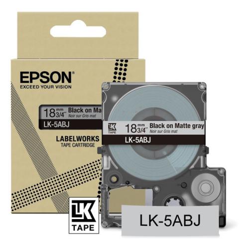 Epson etikety černá / šedá (C53S672087 / LK5ABJ)