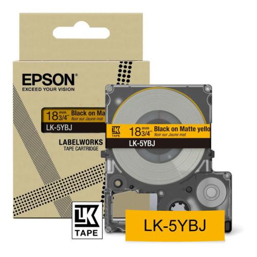 Epson etikety černá / žlutý (C53S672075 / LK5YBJ)