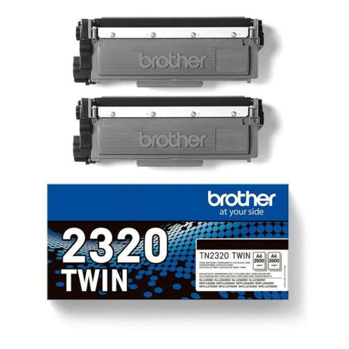 Brother tonerová kazeta černá (TN2320TWIN) (Dvojbalení)