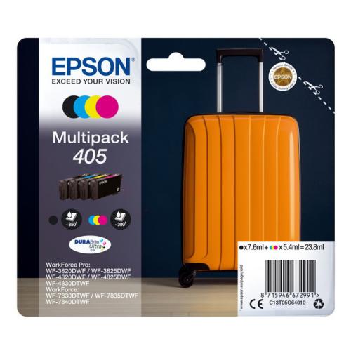 Epson tisková kazeta černá / azurová / magenta / žlutý (C13T05G64010 / 405) (multipack)