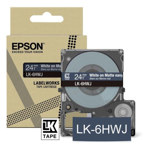 Epson etikety modrý / bílá (C53S672086 / LK6HWJ)