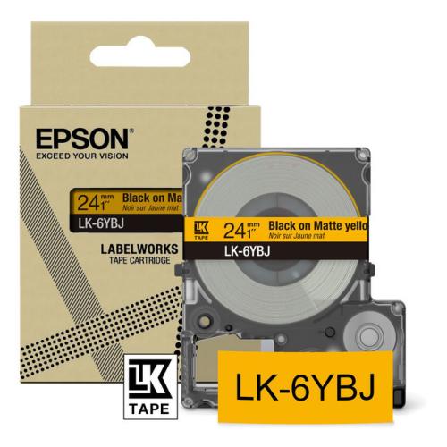 Epson etikety černá / žlutý (C53S672076 / LK6YBJ)
