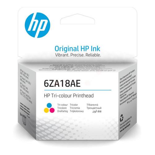 HP tisková hlava azurová / magenta / žlutý (6ZA18AE)