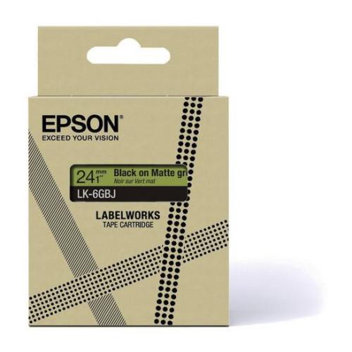 Epson etikety černá / zelená (C53S672078 / LK5GBJ)