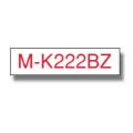 Brother páska červená na bílá (MK222BZ), 9mm, nelaminovaný