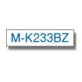 Brother páska modrý na bílá (MK233BZ / MK233), 12mm, nelaminovaný