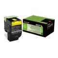 Lexmark tonerová kazeta žlutý (80C2XY0 / 802XY) (Vrátit, high capacity)