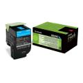 Lexmark tonerová kazeta azurová (80C2XC0 / 802XC) (Vrátit, high capacity)
