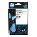 HP tisková kazeta černá / azurová / magenta / žlutý (6ZC71AE / 932933) (multipack)