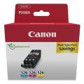 Canon tisková kazeta azurová / magenta / žlutý (4541B019 / CLI526) (multipack)