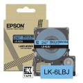 Epson etikety černá / modrý (C53S672082 / LK6LBJ)